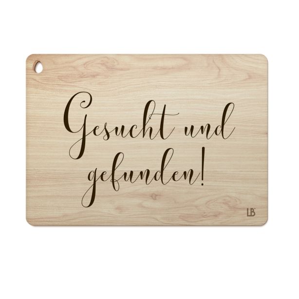 Postkarte "Gesucht und gefunden"