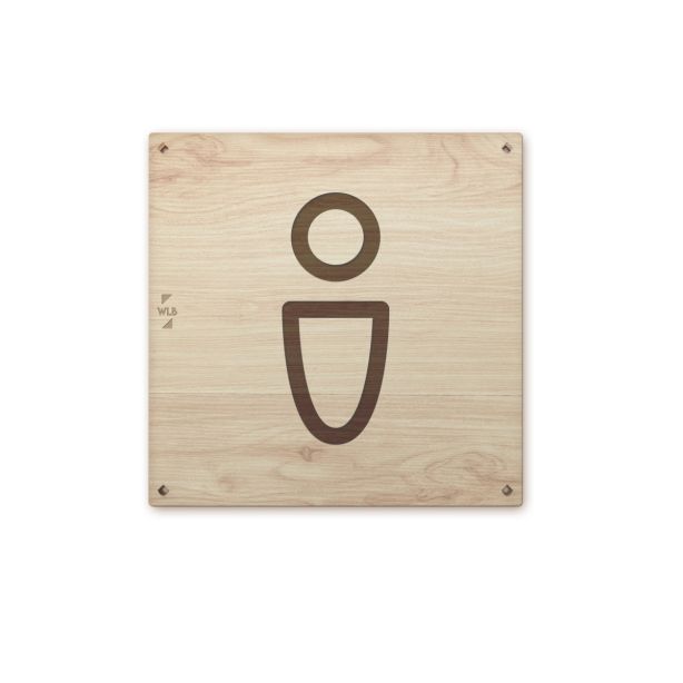 Schild Herrentoilette