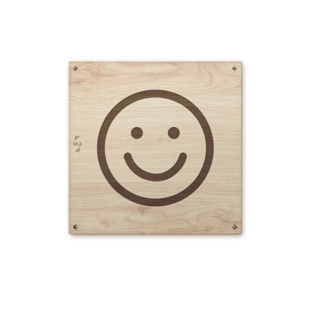 Schild Smiley
