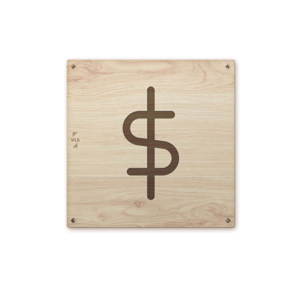 Schild Dollar