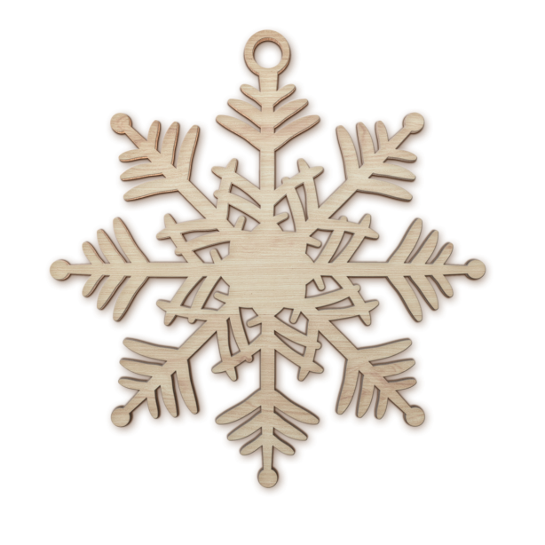 Stern Eiskristall mit Loch