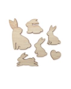 Set Ostern Tischdeko Hasen