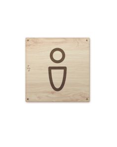 Schild Herrentoilette