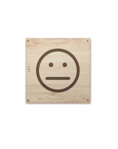 Schild Neutrale Bewertung