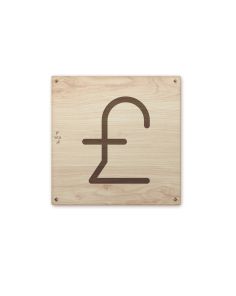 Schild Britisches Pfund