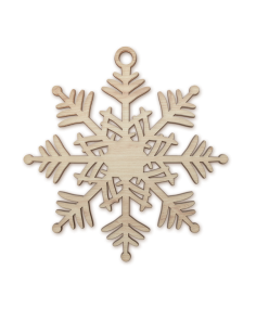 Stern Eiskristall mit Loch