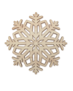 Stern Schneeflocke ohne Loch