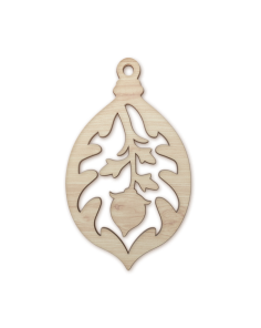 Holzanhänger mit Blume, Dekoelement aus Holz, Handgefertigt in der Waldviertler Lichtbrennerei, Design aus Österreich